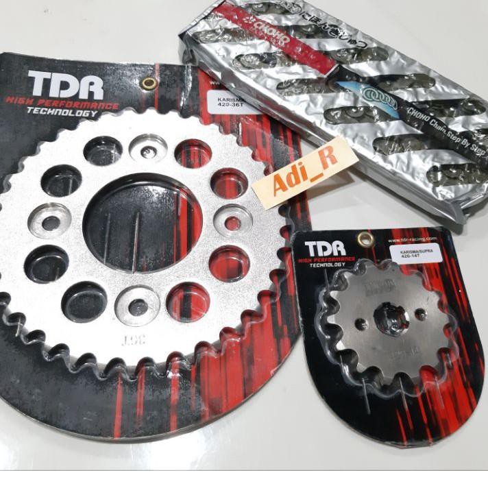 ♜ GIR SET 14 38 14 40 14 36 KARISMA SUPRA X125 SUPRA FIT NEW TDR GIR SET PLUS RANTE CHOHO REVO ✤