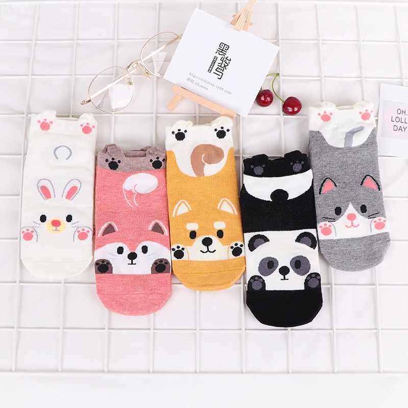 BV.ID KK688 KAOS KAKI BAYI PENDEK KARAKTER  ANAK PEREMPUAN LAKI LAKI MOTIF HEWAN 3D LUCU BABY SOCKS KIDS CUTE UNIK ANTI SLIP