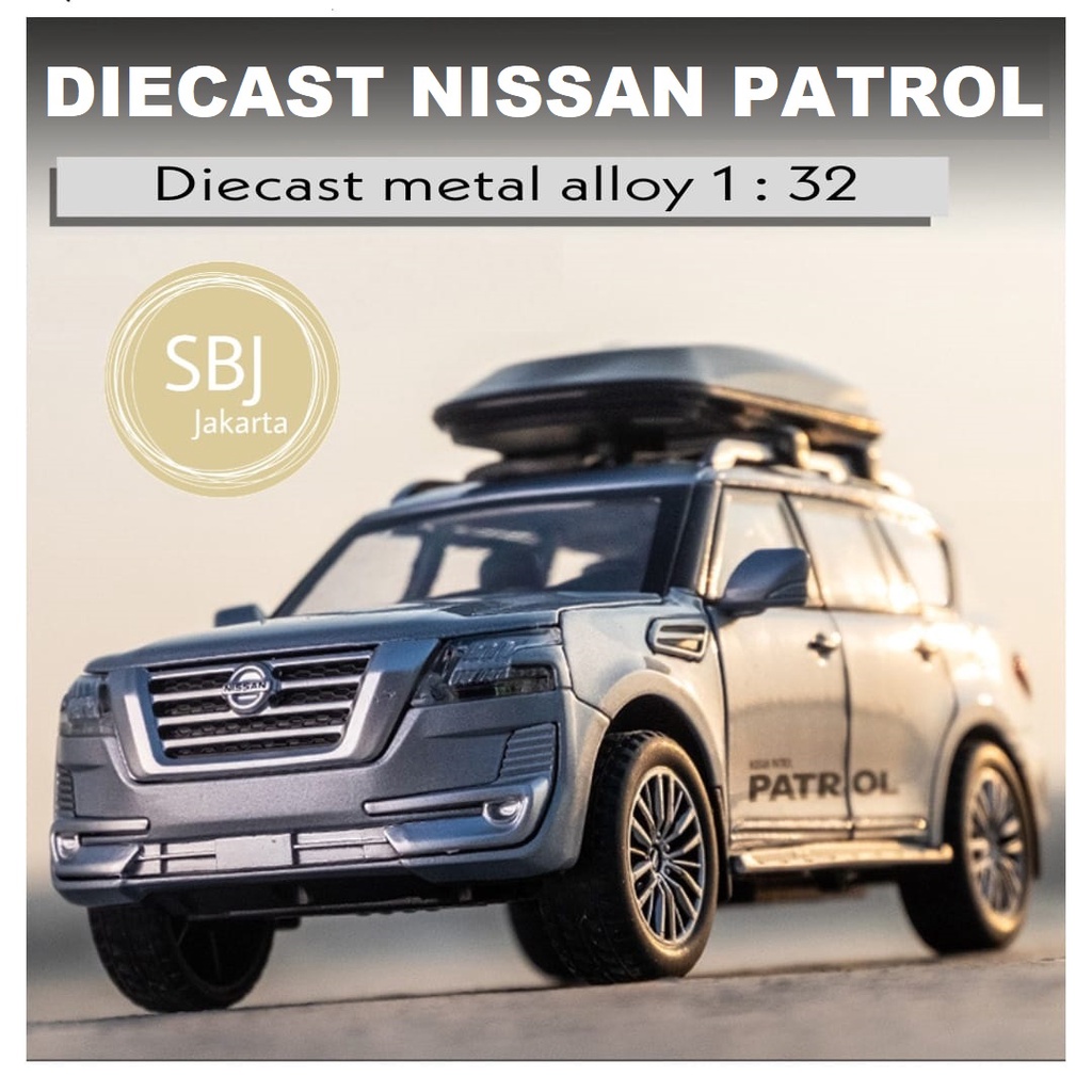 Diecast Miniatur Mobil NISSAN PATROL Skala 1:32 Metal Series