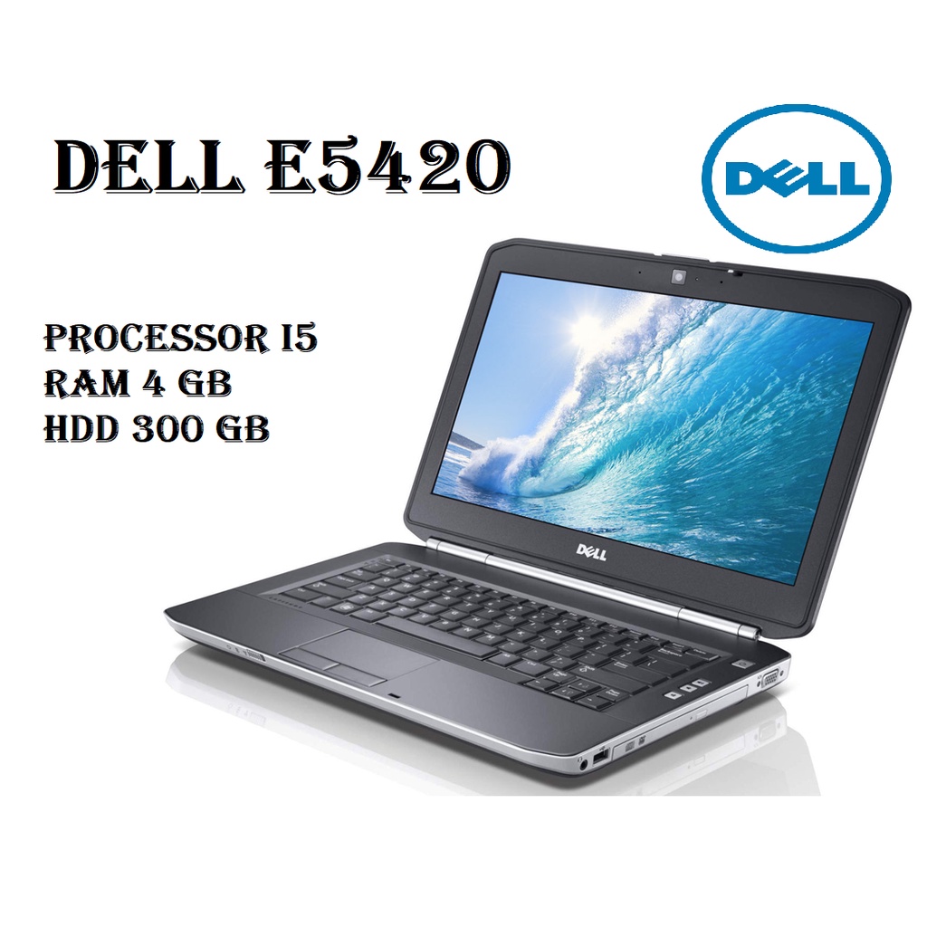 Promo Super Murah Laptop DELL D620/D630 / E5420 / E5430 / E5510 RAM 4GB  HDD 320GB