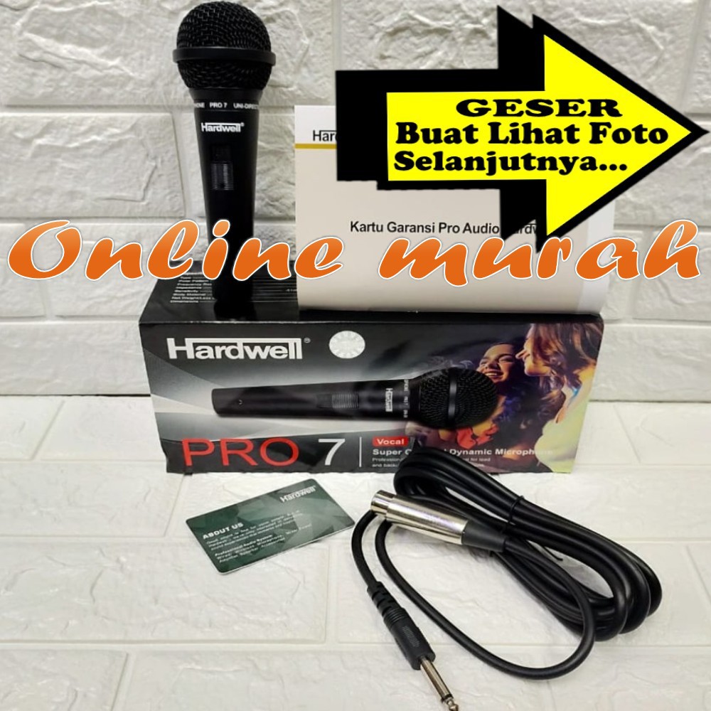 mic hardwell pro7 kabel ORYGINAL hardwell pro 7 2warna