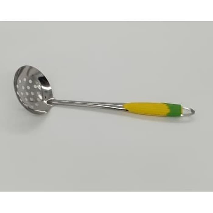 Centong Sendok Stainless Steel Saringan Telur Spoon Kuah Sayur LUBANG