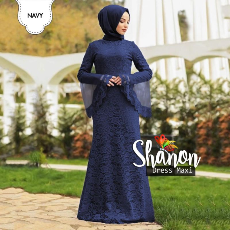 MAXY SHANOM, BRUKAT FURING, GAMIS HIJAB MUSLIM, DRESS