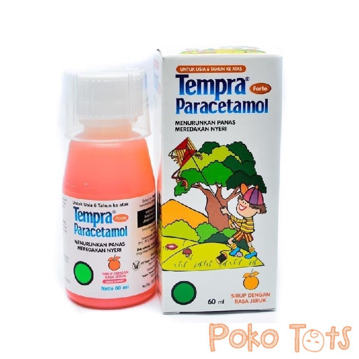 Tempra Forte Paracetamol  60ml Obat Panas Demam Nyeri Anak  