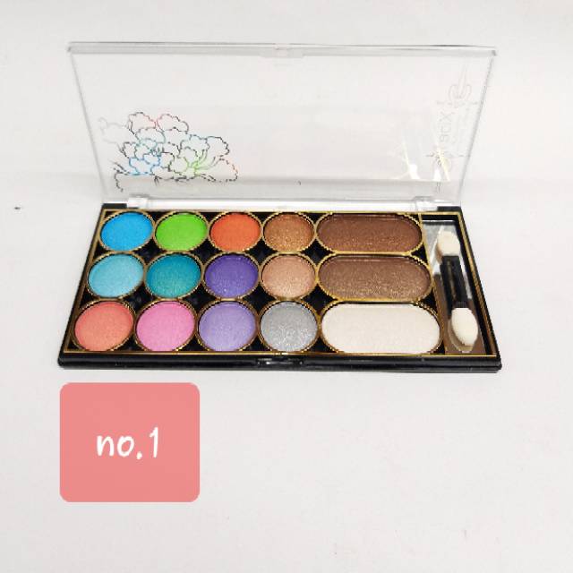 12 EYESHADOW &amp; 3 BLUSH ON XIBEI / 4.SERI