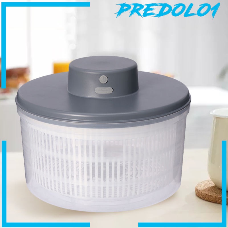 (Predolo1) Dehidrator Spinner Salad Elektrik Quick Dry Ukuran Besar