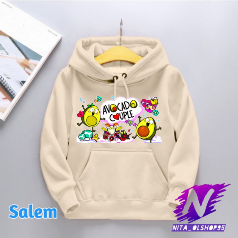 Hoodie anak avocado Hoodie kartun avocado couple