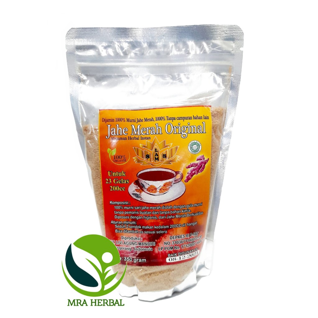 

MH OBRALL..!! Jahe Merah Original LAM 88 asli 350gr Exp Date 12/2021