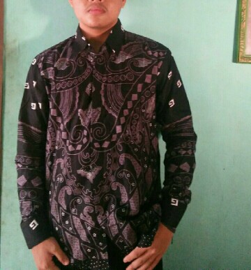 Kemeja Batik Pria Lengan Panjang Reguler Fit Tanpa Furing Print Pekalongan Motif Terbaru