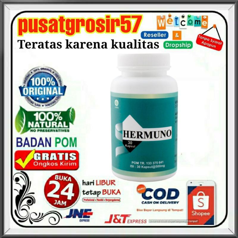 Hermuno asli 100% original - obat hermuno anti parasit suplemen parasit herbal ampuh terbaik tocker