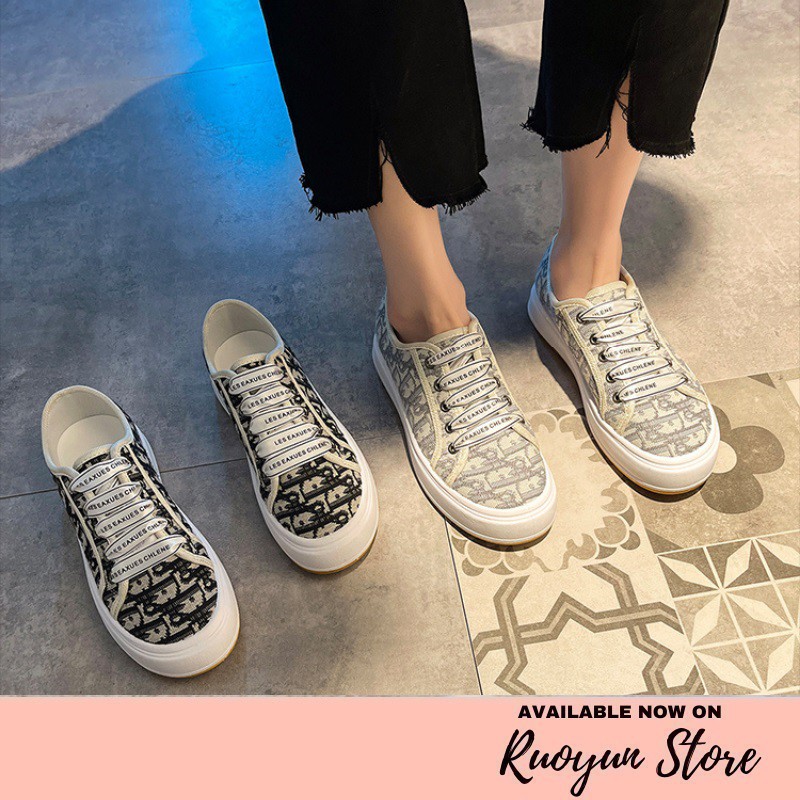 RYX - Villa Monogram Sepatu Sneakers Fashion Casual/Sekolah - Ori Import