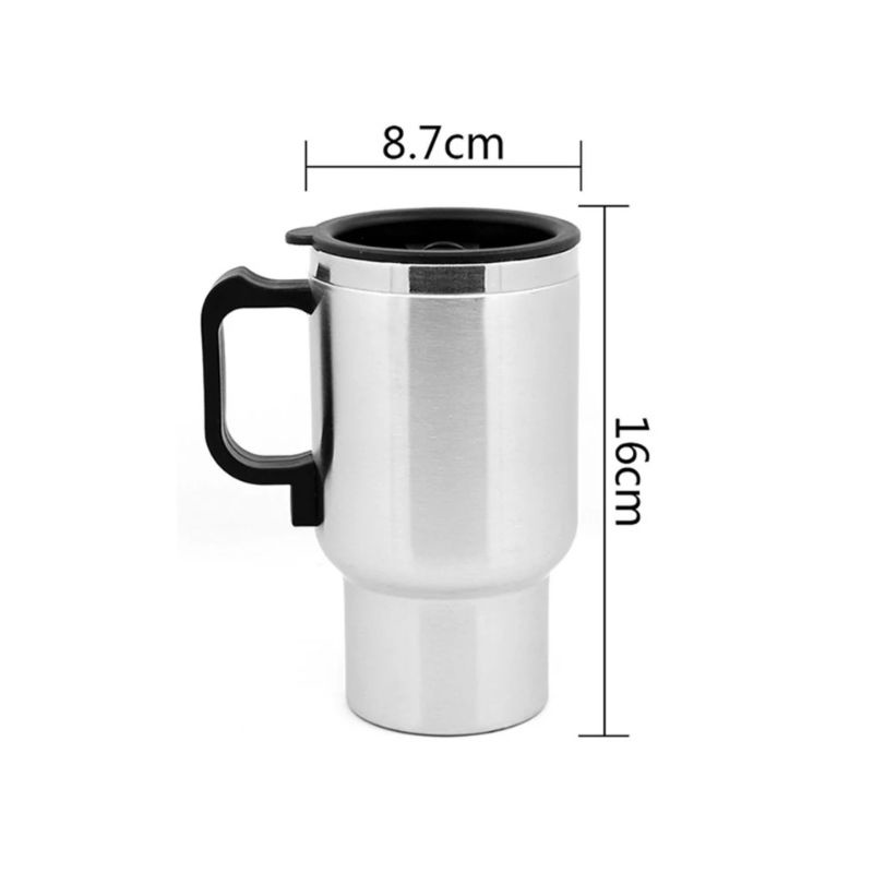 Gelas Pemanas Air Elektrik Mobil Mug Tremos Car Heating Travel Cup