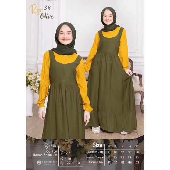 GAMIS REMAJA GR38 OLIVE/GAMIS RAUNA