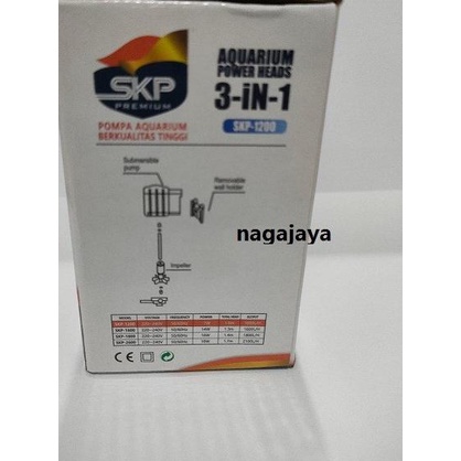 ➸ power head pompa aquarium celup skp 1200 pompa filter aquarium 7 watt ☜