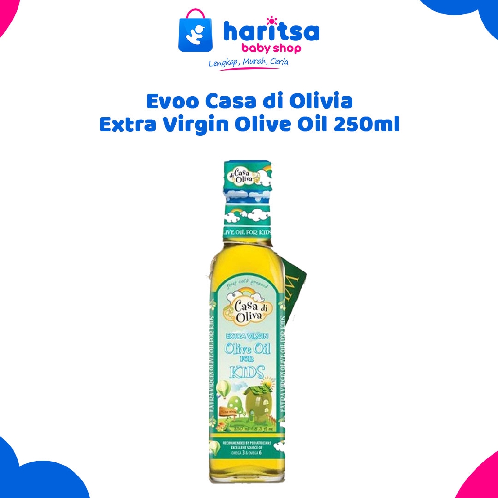 Evoo Casa di Oliva Kids 250 ML/ Minyak Zaitun MPASI Bayi / Minyak Sehat Anak