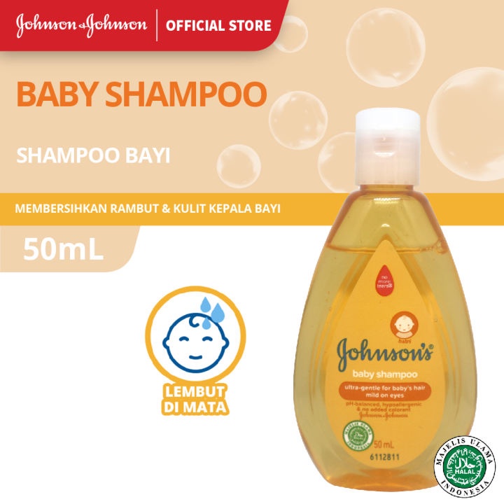 Johnson's Baby Shampoo Gold 50ml / 100ml - Johnsons Shampo Bayi 50 / 100 ml / Jonson Baby