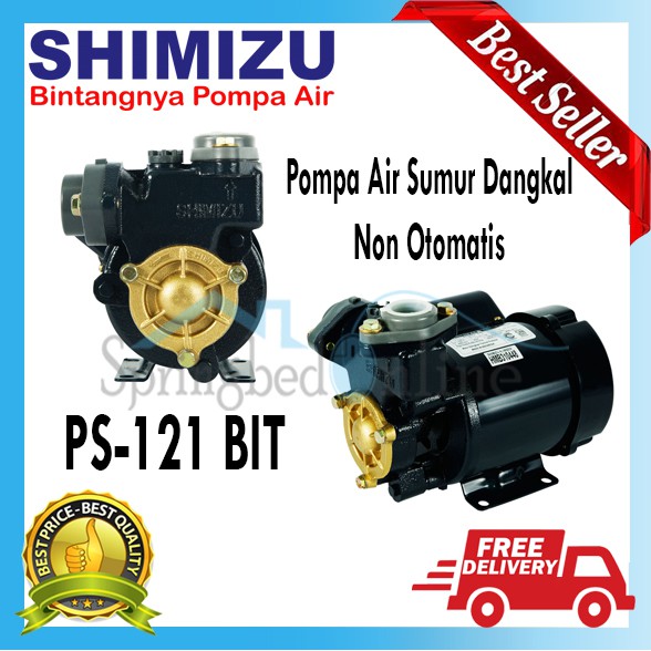 Pompa Air Shimizu Non Otomatis PS 121 BIT