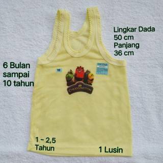 Jual Singlet / Singlet Bayi / Kaos Dalam Bayi / Size XL Warna Gambar