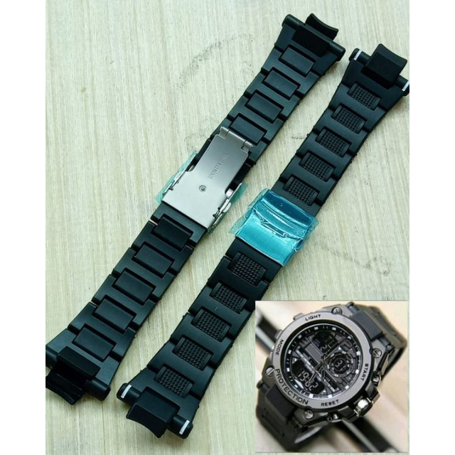 STRAP TALI JAM TANGAN CASIO GST- 8600 GST8600 BAHAN MIKA / PLASTIK