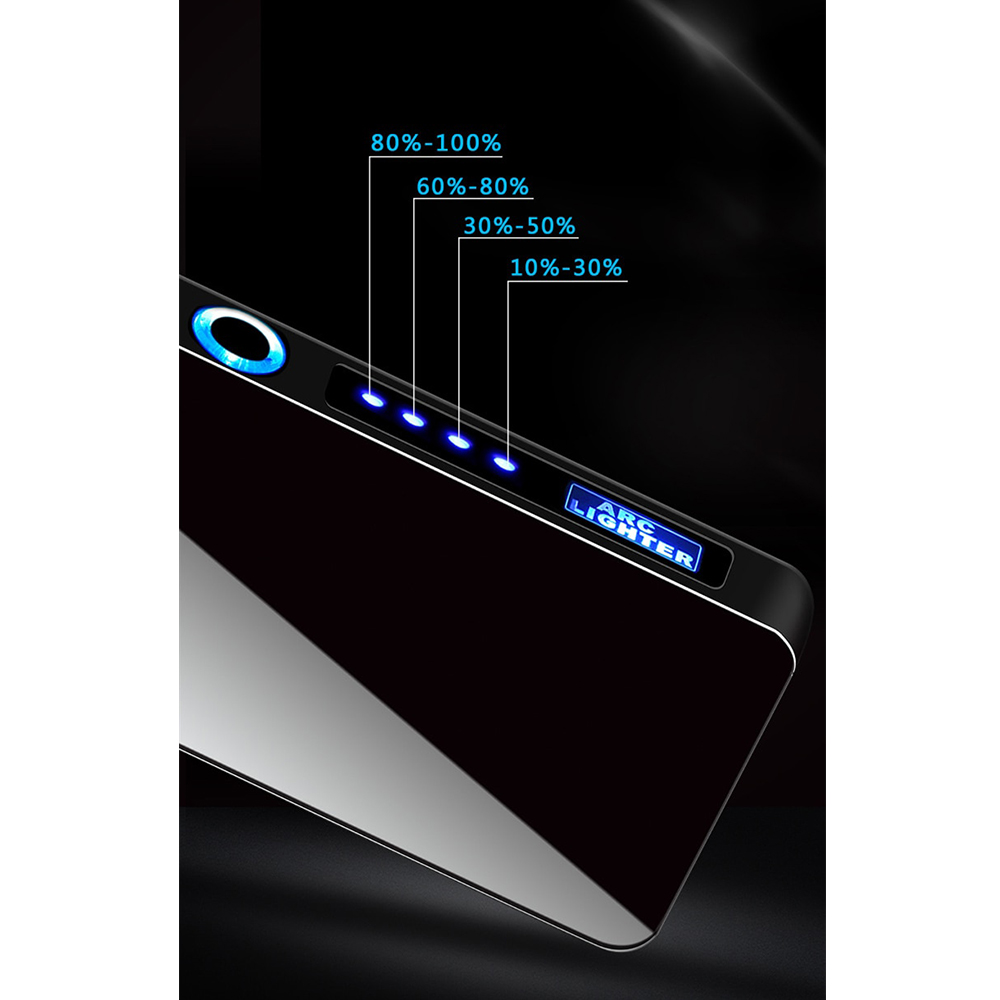 Korek Api Elektrik Pulse Plasma Double Arc Lighter - JL613-FD
