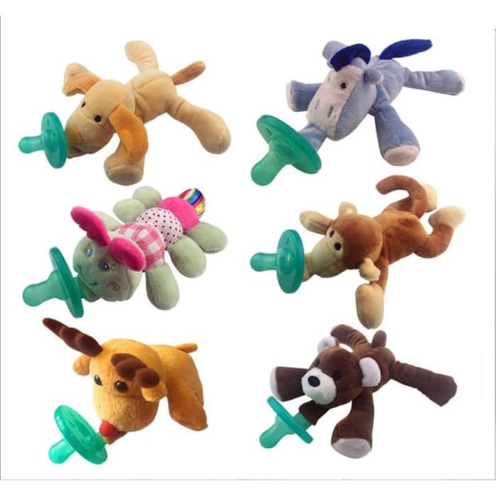 ll188 Dot Boneka Bayi Empeng Bahan Silikon Laki-Laki / Perempuan -