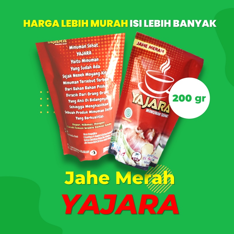 

Minuman Sehat Jahe Merah Instan Berat 200 Gram