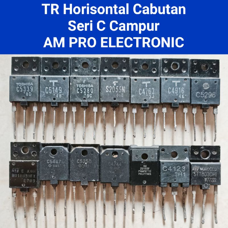 TR Horisontal &amp; Transistor Regulator  REG HOR Original Cabutan