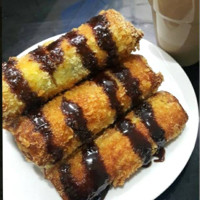 

kue pisang coklat