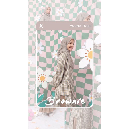 Yuuna Tunik Brownie