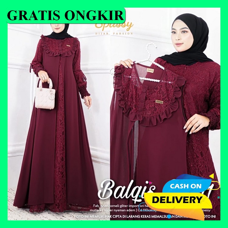 Baju Gamis Perempuan Casual Gsmis Cewek Model Terbaru Terbaru 2022 Elegan Mewah Jumbo Gamis Lebaran 