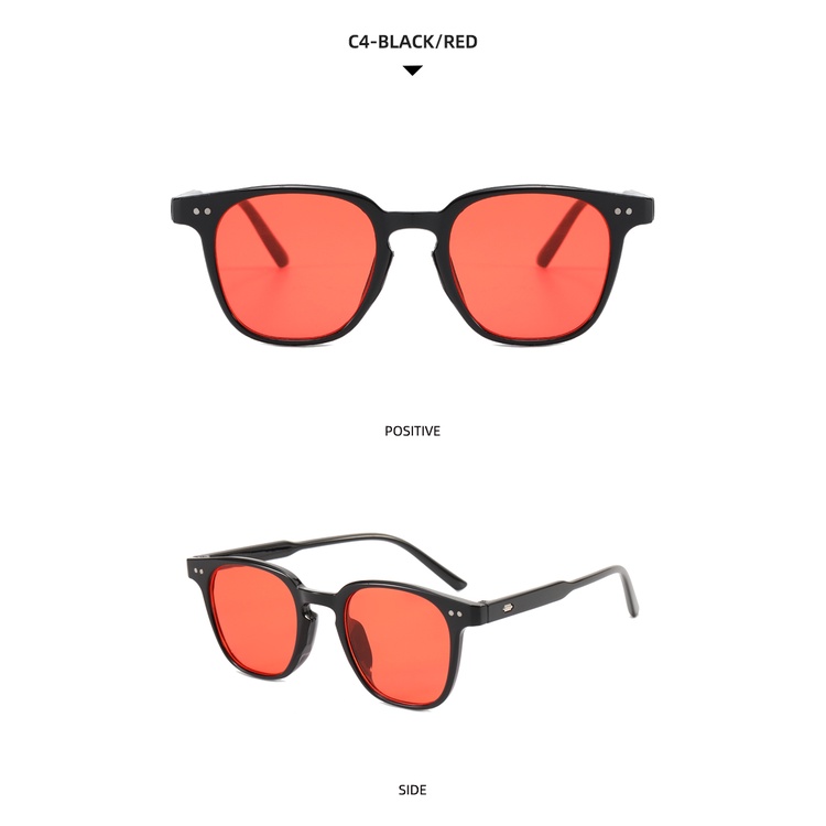 2021 Korean fashion square European and American retro ins sunglasses