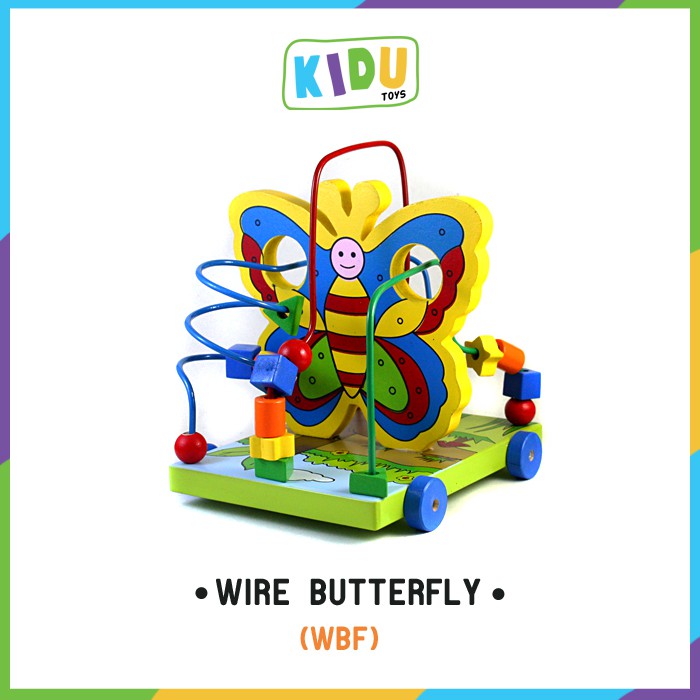 Mainan Anak Edukasi Motorik Kayu Edukatif / Mainan Wire Alur / Mainan Wire Anak Games Kidu Toys