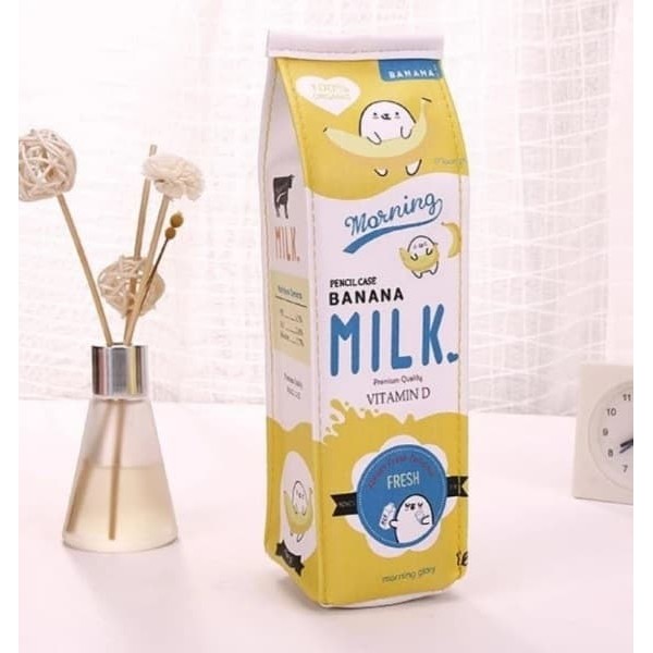 

JUAL Pouch Kotak Pensil MILK Mulngsi Tempat Stationary Korea Style