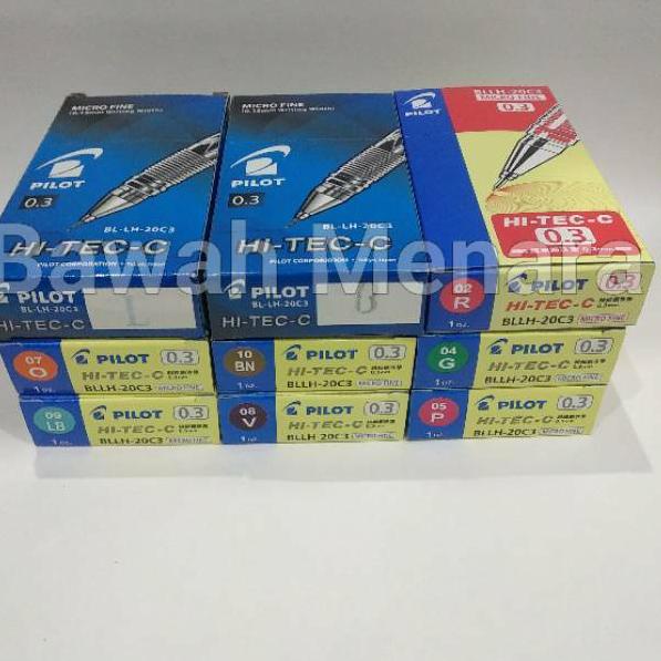 

Model Baru.. Lusin Grosir Pulpen Pilot 0.3 Hitech Hi-tech Pack