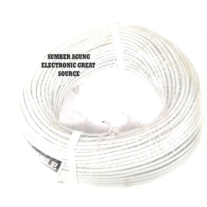 Kabel Telpon Sonic Abu Kabel Kawat Isi Dua Kecil Listrik Murah Panjang