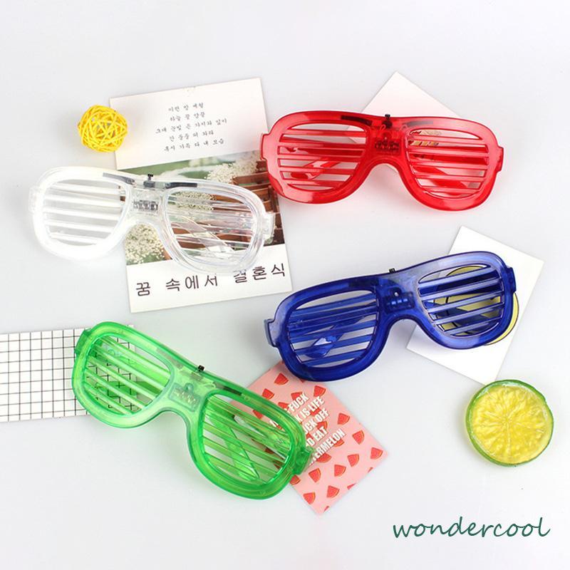 LED Kacamata Nyala Malam Colorful Eyeglass Aksesoris Fashion-Won