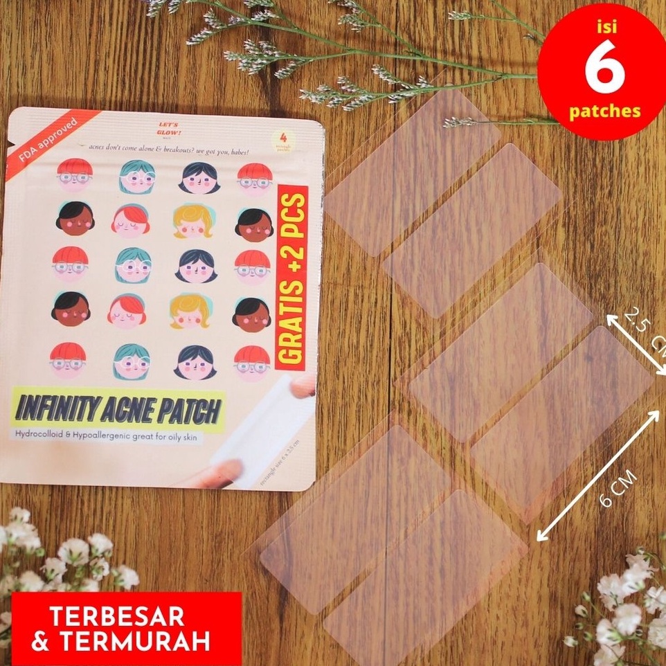 [PROMO] INFINITY HYDROCOLLOID ACNE PATCH JUMBO LETS GLOW BEAUTE