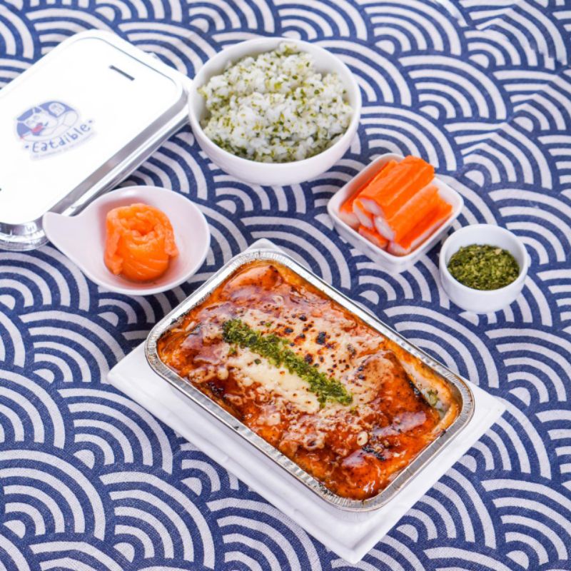 

Salmon Kani Mentai Rice 300gr