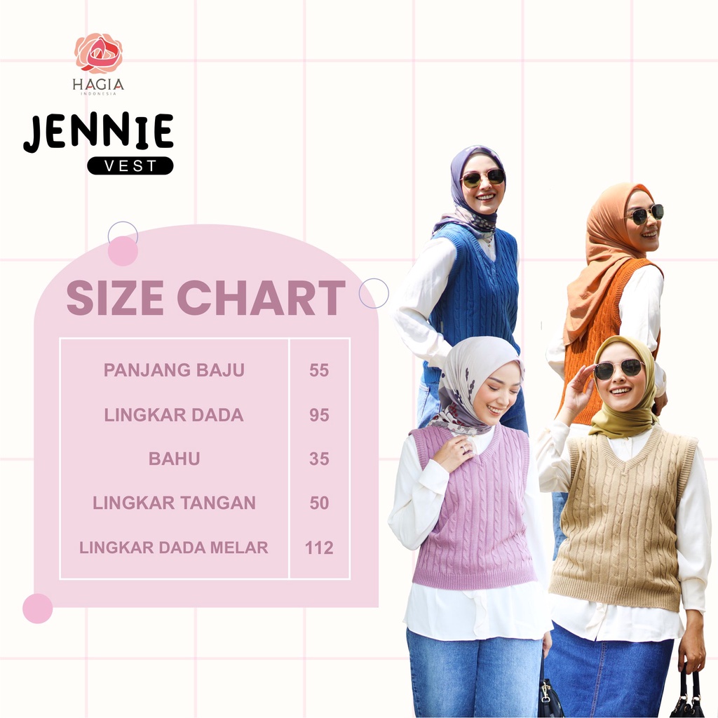 JENNIE VEST by Hagia Indonesia