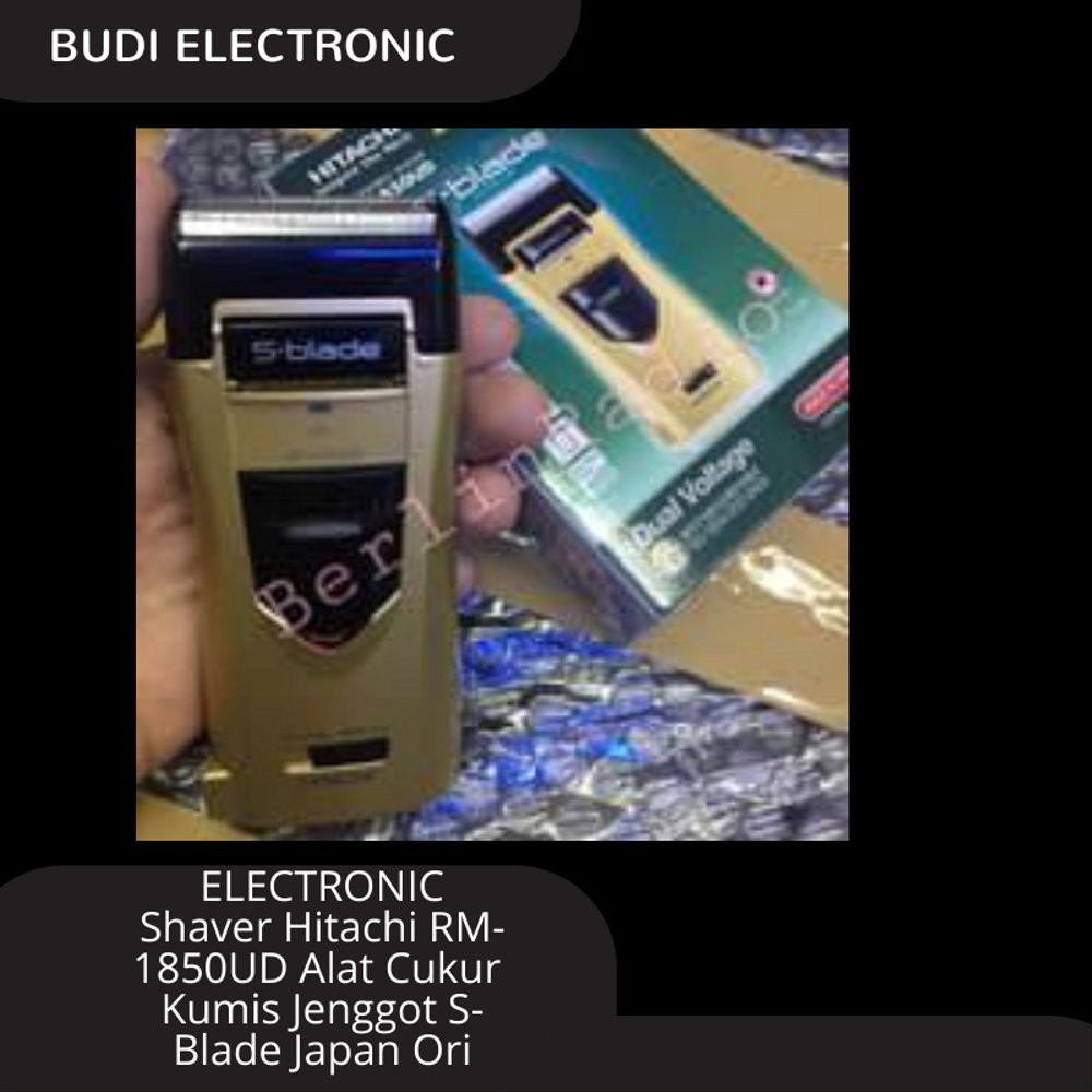 Dijual Shaver Hitachi RM-1850UD Alat Cukur Kumis Jenggot S-Blade Japan Ori Limited