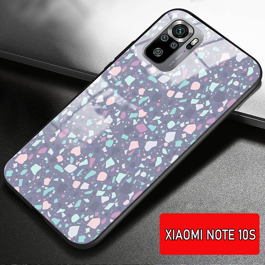 Softcase Glass Kaca XIAOMI REDMI NOTE 10 S - Casing HP XIAOMI REDMI NOTE 10 S [ S43].