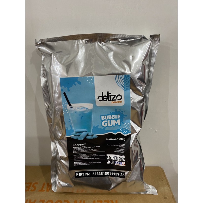 

Delizo Powder Bubble Gum 1kg