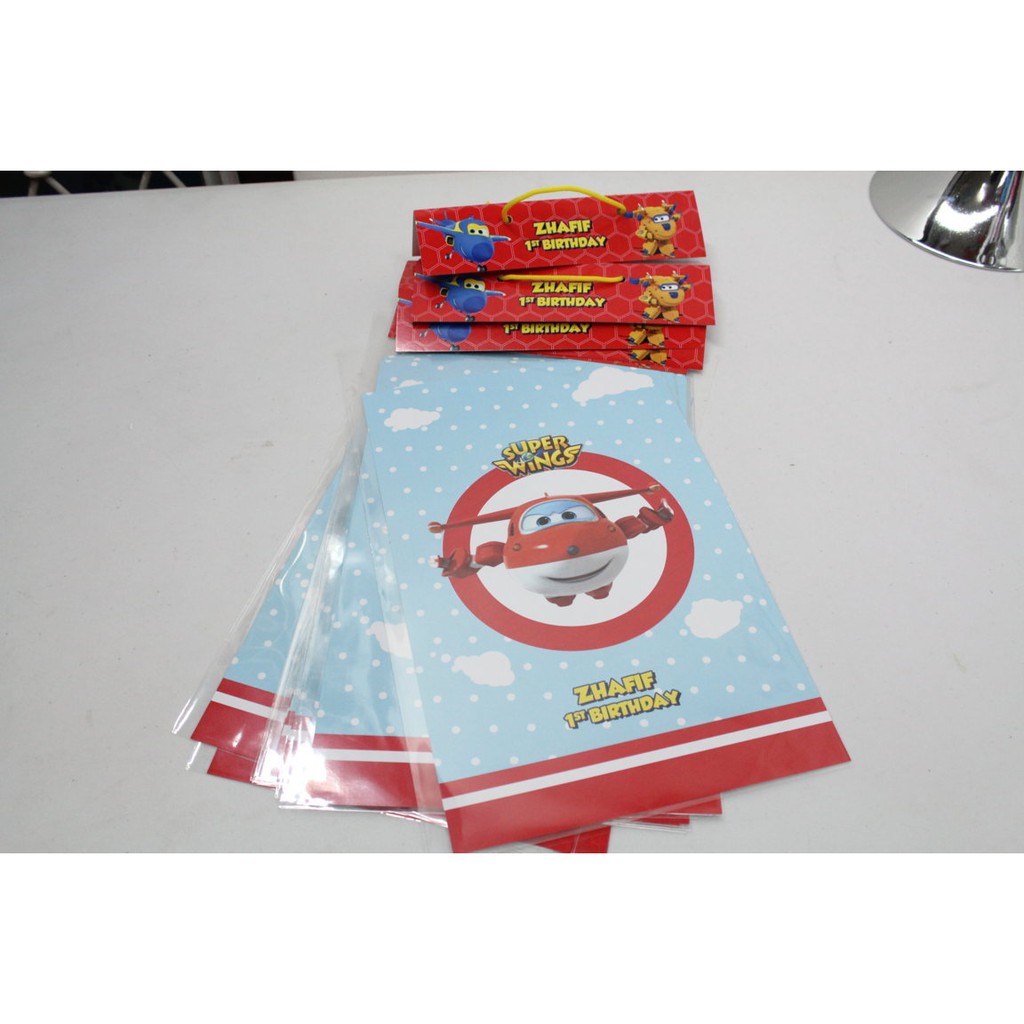 

plastik snack super wings / plastik bingkisan snack super wings / kantong snack super wings