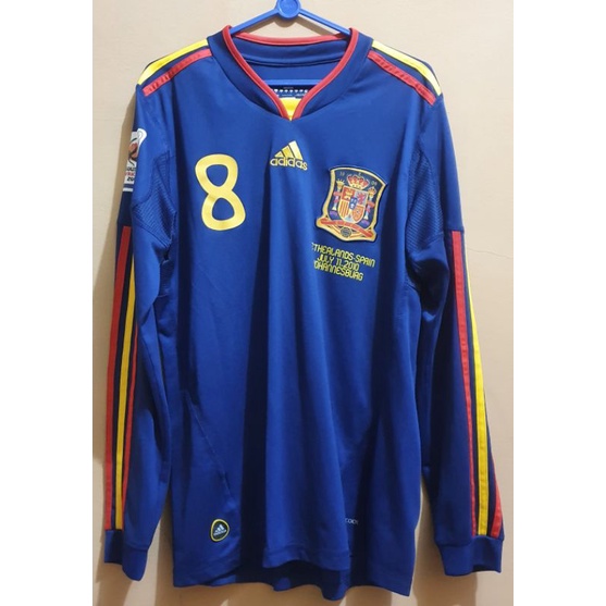 Jersey Spanyol Away LS WC 2010 (Retro)