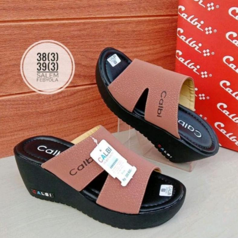 [PRODUK HIEWR] SANDAL WANITA CALBI MODEL /SANDAL WEDGES CALBI WYY