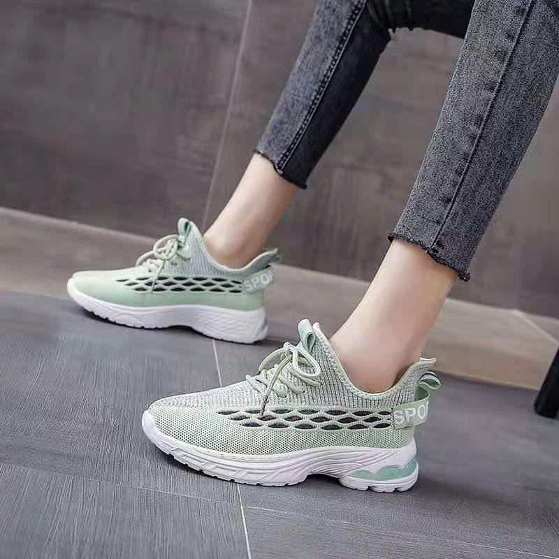 Free Box Sepatu NS3007 sepatu sneakers wanita import  sneakers rajut