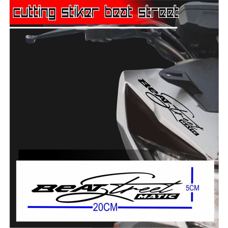 cutting stiker beat street matic