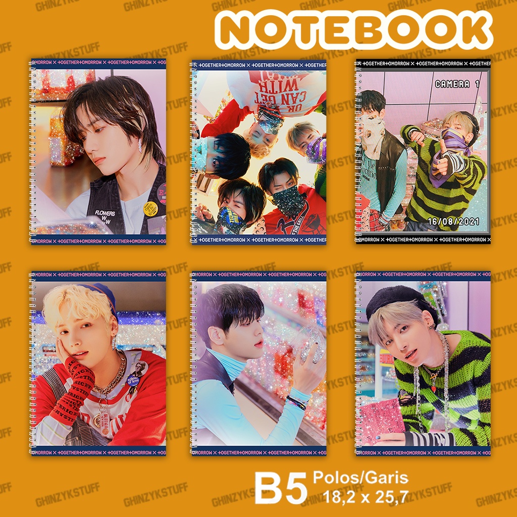 

Notebook KPOP TXT The Chaos Chapter- FIGHT OR ESCAPE (Escape ver.) Seri 1 Ukuran B5 18,2 x 25,7 cm KPOP Merchandise