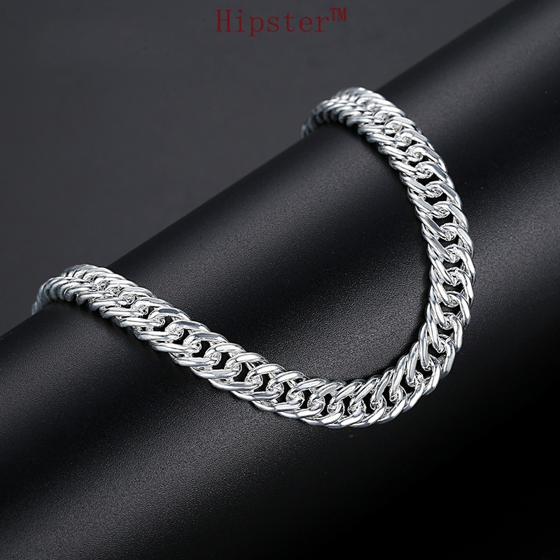 New Domineering Metal Chain Hip Hop High Street Bracelet