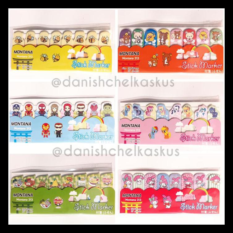 

STICKY NOTES MEMO STICK MARKER POST IT INDEX PEMBATAS BUKU STICKER MURAH